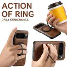For Google Pixel 10 Pro Suteni G3 Suteni G3 Oil Wax 360 Rotation Holder MagSafe Back Phone Case(Brown) - 3