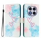 For Redmi Note 14 Pro 4G ENKAY Painted Leather Phone Case with Card Slots ＆ Holder(Love Pattern) - 2
