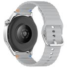 For Honor Watch ES / Magic Watch 2 42mm Wavy Grain Stitched 20mm Silicone Watch Band(Gray) - 2
