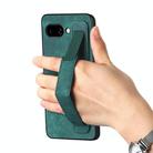 For Google Pixel 9a Retro Wristband Holder Leather Back Phone Case(Green) - 2