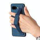 For Google Pixel 9a Retro Wristband Holder Leather Back Phone Case(Blue) - 2