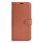 For ZTE Blade A75 5G Litchi Texture Horizontal Flip Leather Phone Case with Holder(Brown) - 2