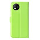 For ZTE Blade A35 Lite Litchi Texture Horizontal Flip Leather Phone Case with Holder(Green) - 3