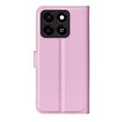 For ZTE Blade A35 Litchi Texture Horizontal Flip Leather Phone Case with Holder(Pink) - 3