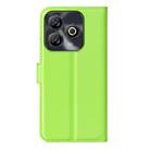 For ZTE Blade A75 Litchi Texture Horizontal Flip Leather Phone Case with Holder(Green) - 3
