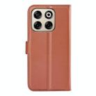For ZTE Blade V70 Litchi Texture Horizontal Flip Leather Phone Case with Holder(Brown) - 3