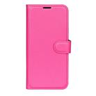 For ZTE Blade V70 Litchi Texture Horizontal Flip Leather Phone Case with Holder(Rose Red) - 2