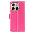For ZTE Blade V70 Litchi Texture Horizontal Flip Leather Phone Case with Holder(Rose Red) - 3