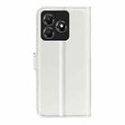 For ZTE Blade A36 Litchi Texture Horizontal Flip Leather Phone Case with Holder(White) - 3