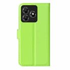 For ZTE Blade A36 Litchi Texture Horizontal Flip Leather Phone Case with Holder(Green) - 3