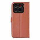 For ZTE Blade A56 Litchi Texture Horizontal Flip Leather Phone Case with Holder(Brown) - 3