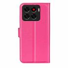 For ZTE Blade A56 Litchi Texture Horizontal Flip Leather Phone Case with Holder(Rose Red) - 3