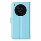 For ZTE Blade V70 Max Litchi Texture Horizontal Flip Leather Phone Case with Holder(Blue) - 3
