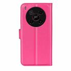 For ZTE Blade V70 Max Litchi Texture Horizontal Flip Leather Phone Case with Holder(Rose Red) - 3