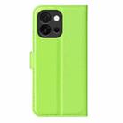 For OnePlus 13T Litchi Texture Horizontal Flip Leather Phone Case with Holder(Green) - 3