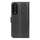For OnePlus Nord 5 / Ace 5 Ultra Litchi Texture Horizontal Flip Leather Phone Case with Holder(Black) - 2