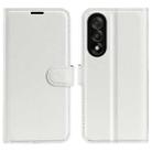 For OnePlus Nord 5 / Ace 5 Ultra Litchi Texture Horizontal Flip Leather Phone Case with Holder(White) - 1