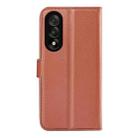 For OnePlus Nord 5 / Ace 5 Ultra Litchi Texture Horizontal Flip Leather Phone Case with Holder(Brown) - 3