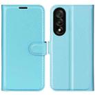 For OnePlus Nord 5 / Ace 5 Ultra Litchi Texture Horizontal Flip Leather Phone Case with Holder(Blue) - 1