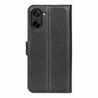 For OnePlus Nord CE5 / Ace 5 Racing Litchi Texture Horizontal Flip Leather Phone Case with Holder(Black) - 3