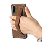 For Samsung Galaxy A56 5G Retro Wristband Holder Leather Back Phone Case(Brown) - 2