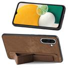 For Samsung Galaxy A56 5G Retro Wristband Holder Leather Back Phone Case(Brown) - 3