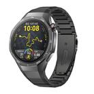 For Huawei Watch GT5 Pro 46mm Bamboo Jump Buckle Titanium Alloy Watch Band(Black) - 1
