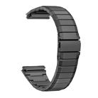 For Huawei Watch GT5 Pro 46mm Bamboo Jump Buckle Titanium Alloy Watch Band(Titanium Gray) - 3