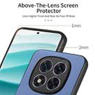 For Redmi 14C Twill Fabric Leather Skin Back Phone Case(Blue) - 3