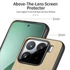 For Redmi Turbo 4 Twill Fabric Leather Skin Back Phone Case(Khaki) - 3