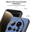 For Xiaomi 15 Ultra Twill Fabric Leather Skin Back Phone Case(Blue) - 3