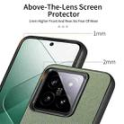 For Xiaomi 14T Twill Fabric Leather Skin Back Phone Case(Green) - 3