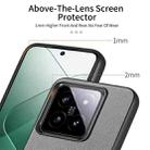 For Xiaomi 13T Twill Fabric Leather Skin Back Phone Case(Gray) - 3