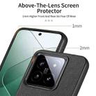 For Xiaomi 13T Twill Fabric Leather Skin Back Phone Case(Black) - 3
