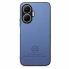 For Redmi Turbo 4 Pro Twill Fabric Leather Skin Back Phone Case(Blue) - 2