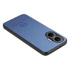 For Redmi Turbo 4 Pro Twill Fabric Leather Skin Back Phone Case(Blue) - 3