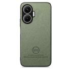For Redmi Turbo 4 Pro Twill Fabric Leather Skin Back Phone Case(Green) - 2