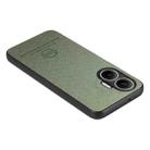 For Redmi Turbo 4 Pro Twill Fabric Leather Skin Back Phone Case(Green) - 3