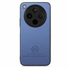 For OPPO Find X8 Twill Fabric Leather Skin Back Phone Case(Blue) - 2