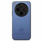 For OPPO Find X8 Pro Twill Fabric Leather Skin Back Phone Case(Blue) - 2