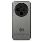 For OPPO Find X8 Pro Twill Fabric Leather Skin Back Phone Case(Gray) - 2