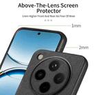For OPPO Find X8 Pro Twill Fabric Leather Skin Back Phone Case(Black) - 3