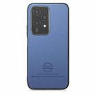 For Honor 200 Lite Global Twill Fabric Leather Skin Back Phone Case(Blue) - 2