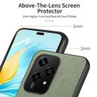 For Honor 200 Lite Global Twill Fabric Leather Skin Back Phone Case(Green) - 3