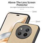 For Honor X60 Twill Fabric Leather Skin Back Phone Case(Khaki) - 3