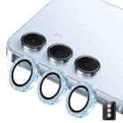 For Samsung Galaxy A16 ENKAY Hat-Prince 9H Rear Camera Lens Glitter Aluminium Alloy Tempered Glass Film(Blue) - 1