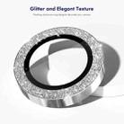 For Samsung Galaxy Z Flip6 ENKAY Hat-Prince 9H Rear Camera Lens Glitter Aluminium Alloy Tempered Glass Film(Black) - 2