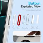 For iPhone 16 Pro Max NORTHJO 3 in 1 PC Magnetic Phone Case with Screen Film and Lens Film(Clear) - 3