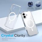 For iPhone 16 Plus NORTHJO 3 in 1 PC Magnetic Phone Case with Screen Film and Lens Film(Clear) - 2