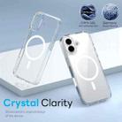 For iPhone 16 NORTHJO 3 in 1 PC Magnetic Phone Case with Screen Film and Lens Film(Clear) - 2